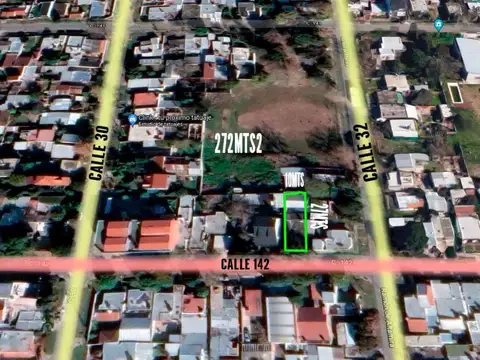 Terreno VENTA - 10x27mts - 272mts2 totales - Berazategui