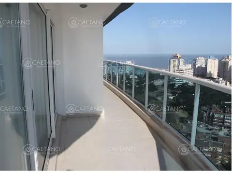 apartamento con vista a playa mansa