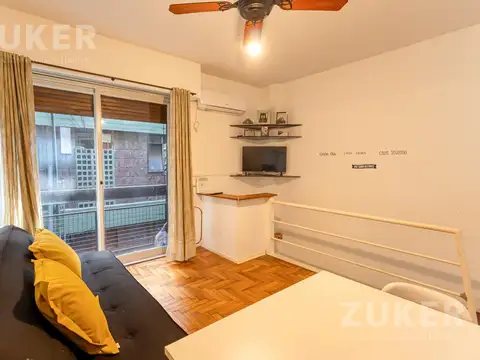 Departamento 2 ambientes con 1 baño
