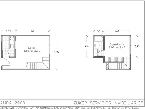 Departamento en Venta de 2 ambientes