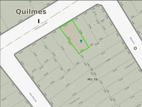 VENTA LOTE DESMALEZADO EN QUILMES!