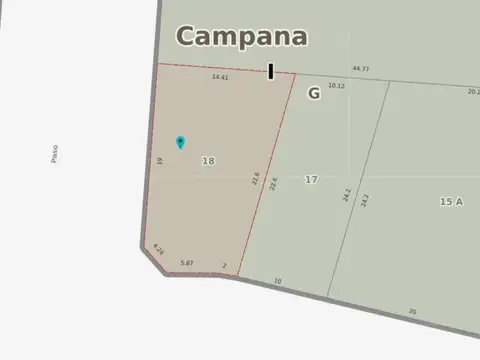 Terreno en Venta en Centro (Campana), USD 80.000