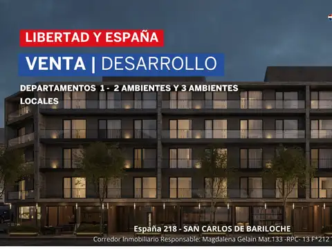 Monoambiente en edificio Libertad y España