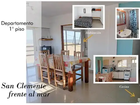 Departamento 2 ambientes con 1 baño
