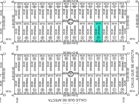 Terreno en Venta en Cervantes, USD 4.700