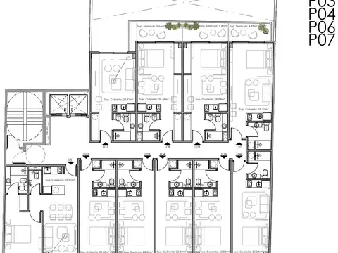 Departamento 2 ambientes Las Cañitas Pozo Renta temporaria