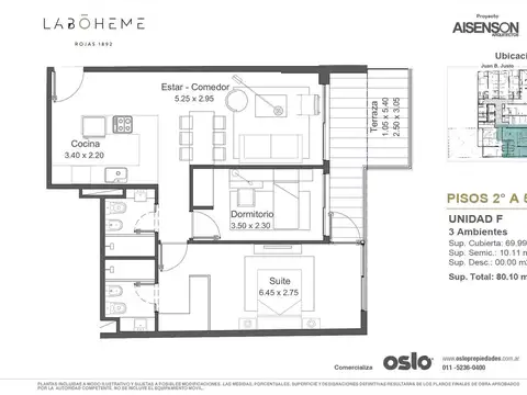 Departamento en Venta de 2 dormitorios