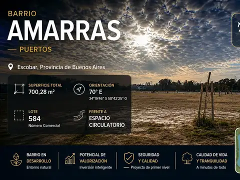 Terreno en Escobar venta