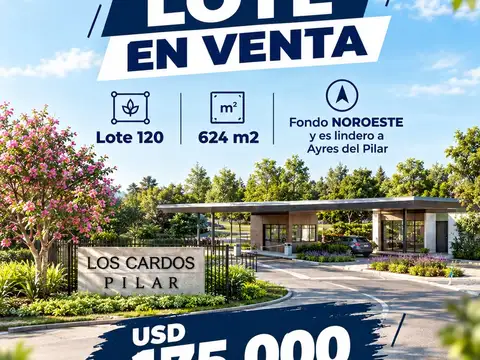Lote numero 120 en Barrio Los Cardos