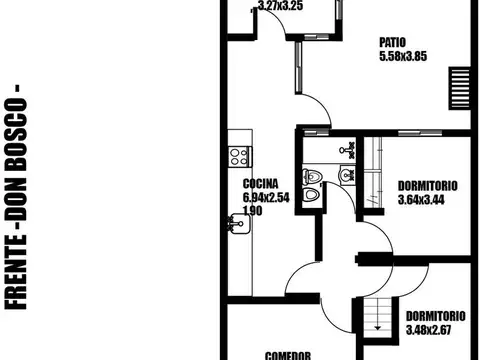 Depto Tipo Casa en Venta en San Isidro Vías / Rolon, USD 205.000