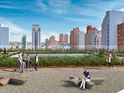 Departamento Monoambiente con 1 baño