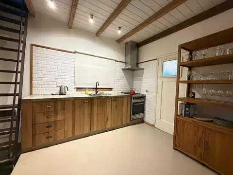 Casa 2 ambientes con 2 baños