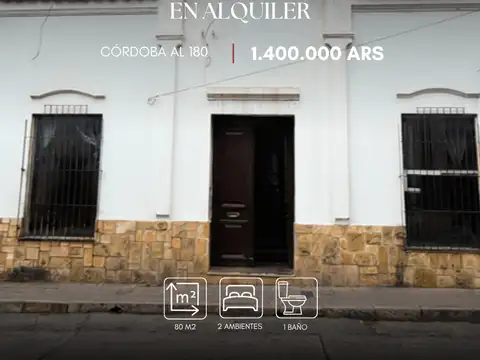 Local comercial en alquiler ubicado en calle Córdoba al 182, Salta