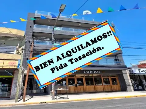   ALQUILADO   DPTO 2 AMB., CFTE, A ESTRENAR