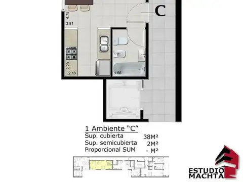 Departamento en alquiler temporario