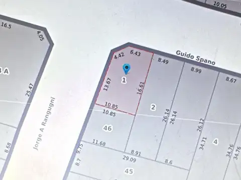 Terreno en Venta de 163,0 m2