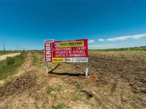 Zona En Desarrollo 1.114 m² Todos Los Servicios.