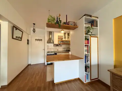 Departamento 2 ambientes con 2 baños