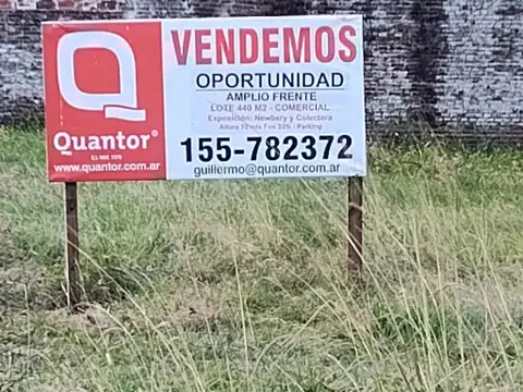 Excelente oportunidad  terreno vista Newbery y circunvalacio