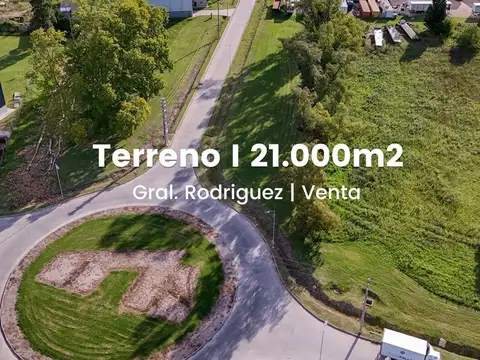 Venta terreno industrial en Parque General Rodriguez