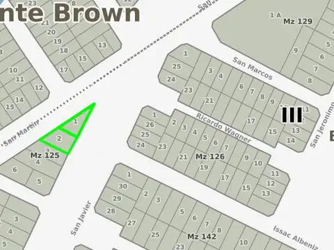 Av San Martin y av San Javier