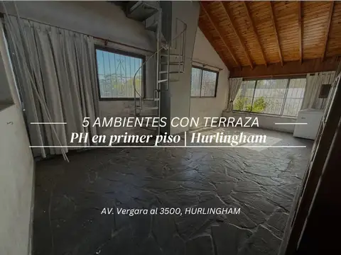 PH 5 AMBIENTES  VENTA HURLINGHAM  TERRAZA