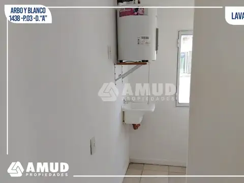 Departamento 2 ambientes con 1 baño