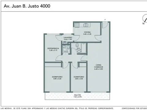 Departamento en Venta de 3 dormitorios