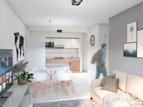 Departamento Monoambiente con 1 baño