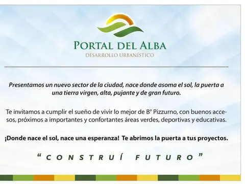Loteo Portal del Alba