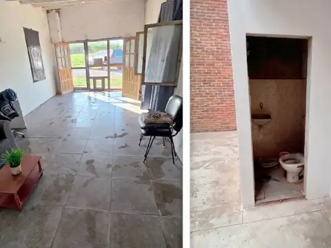 AMPLIO GALPON CON EXCELENTE VISIBILIDAD EN PUEBLO ESTHER