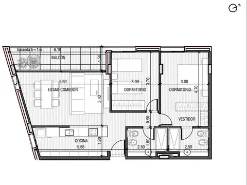 Departamento en Venta al Este