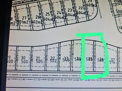 Terreno en Venta 29,05  mts Frente