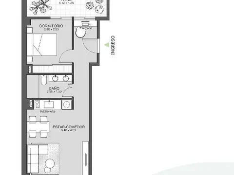 Departamento en Venta 1 año