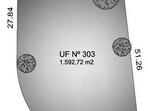 Terreno en Venta de 1592,0 m2