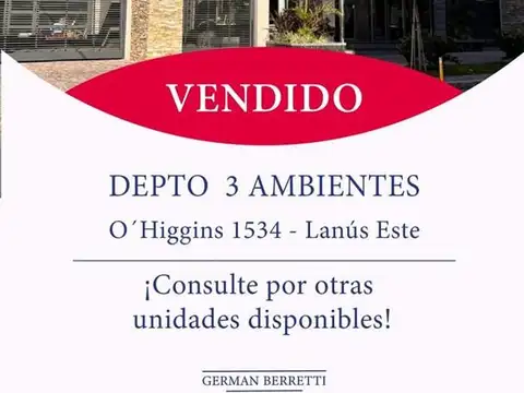 Departamento  en Venta en Lanús Este, Lanús, G.B.A. Zona Sur