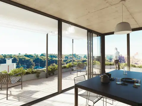 Apto en Venta próximo a estrenar de 1 Dormitorio En Parque Rodo. Montevideo.