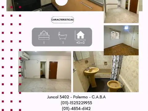 Alquiler Apto Profesional 2 Ambientes Guise 1800 Palermo