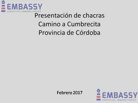 Camino a La Cumbrecita Cordoba