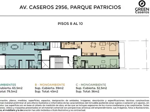Monoambiente en pozo en  Parque Patricios. Fecha de entrega junio 2027