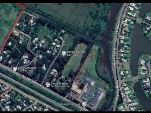 Terreno en Venta 237  mts Fondo