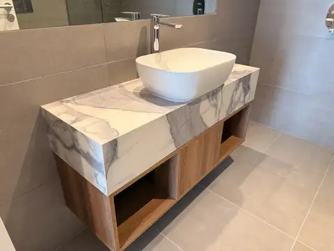Departamento 2 ambientes con 2 baños