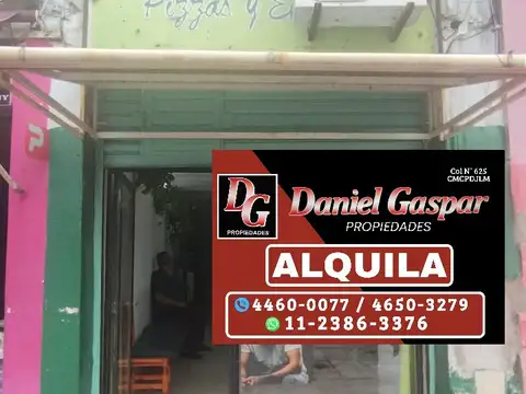 ALQUILER – LOCAL COMERCIAL C/DEPÓSITO AL FONDO – TIGRE