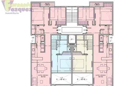 Departamento 3 ambientes con 1 baño