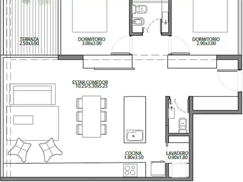 Departamento en Venta en Palermo Hollywood, USD 335.000