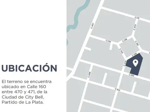 Terreno en Venta en City Bell, USD 42.000