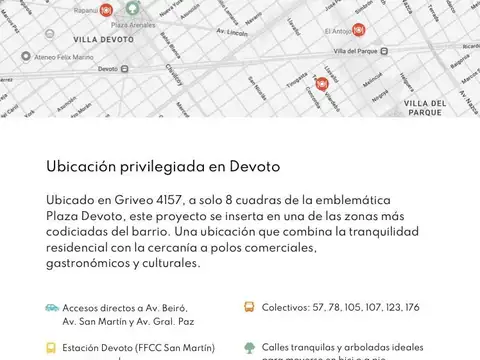 Departamento en Venta en Villa Devoto, USD 117.440