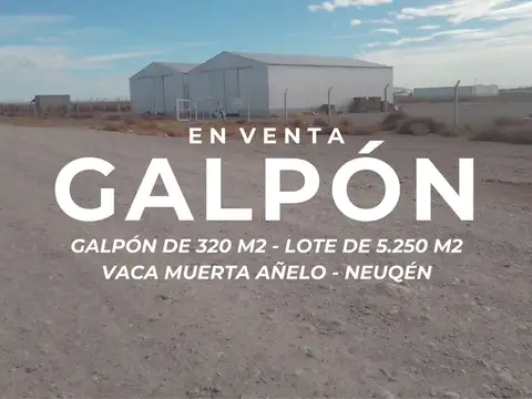 VENTA GALPÓN PARQUE INDUSTRIAL AÑELO