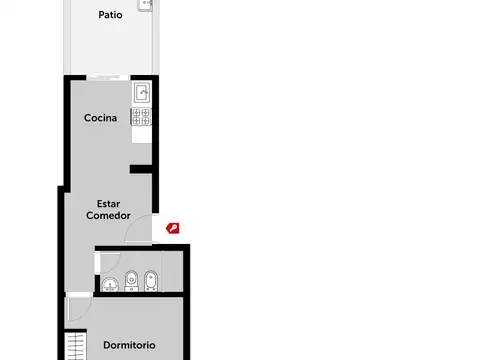 Departamento en Venta al Sur