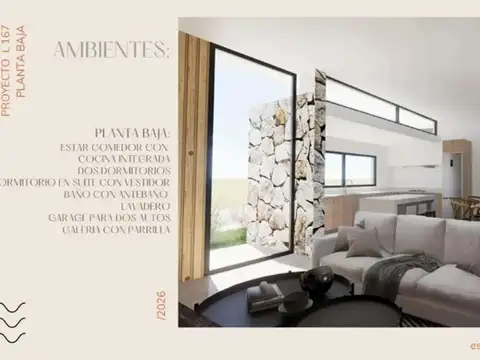 Casa 4 ambientes con 2 baños